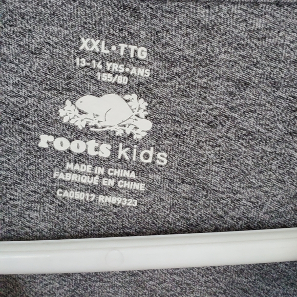 Roots Girls Shirt, salt 'n pepper - Picture 4 of 4